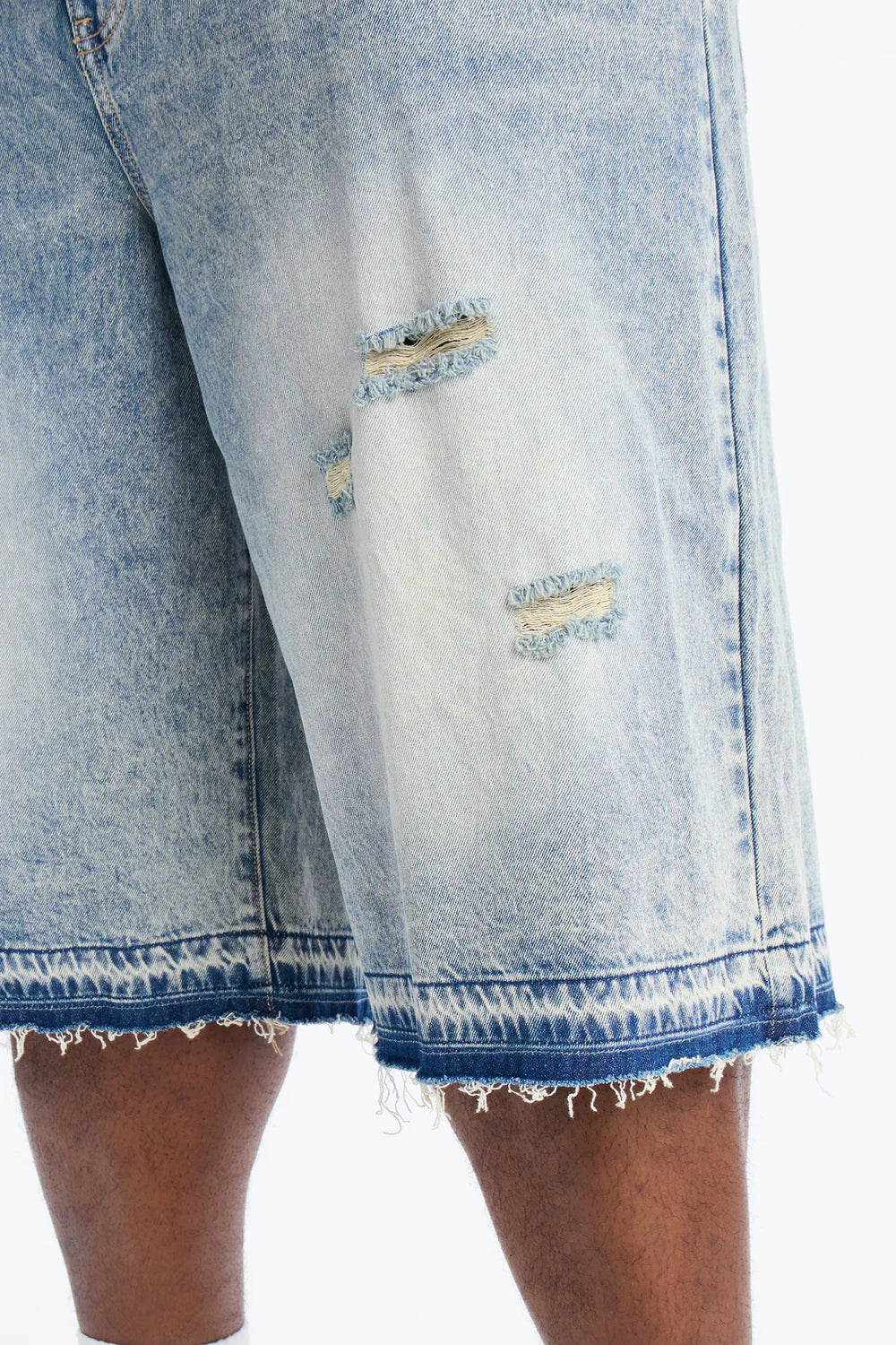 Baggy Skatepark Denim Short - Light Wash