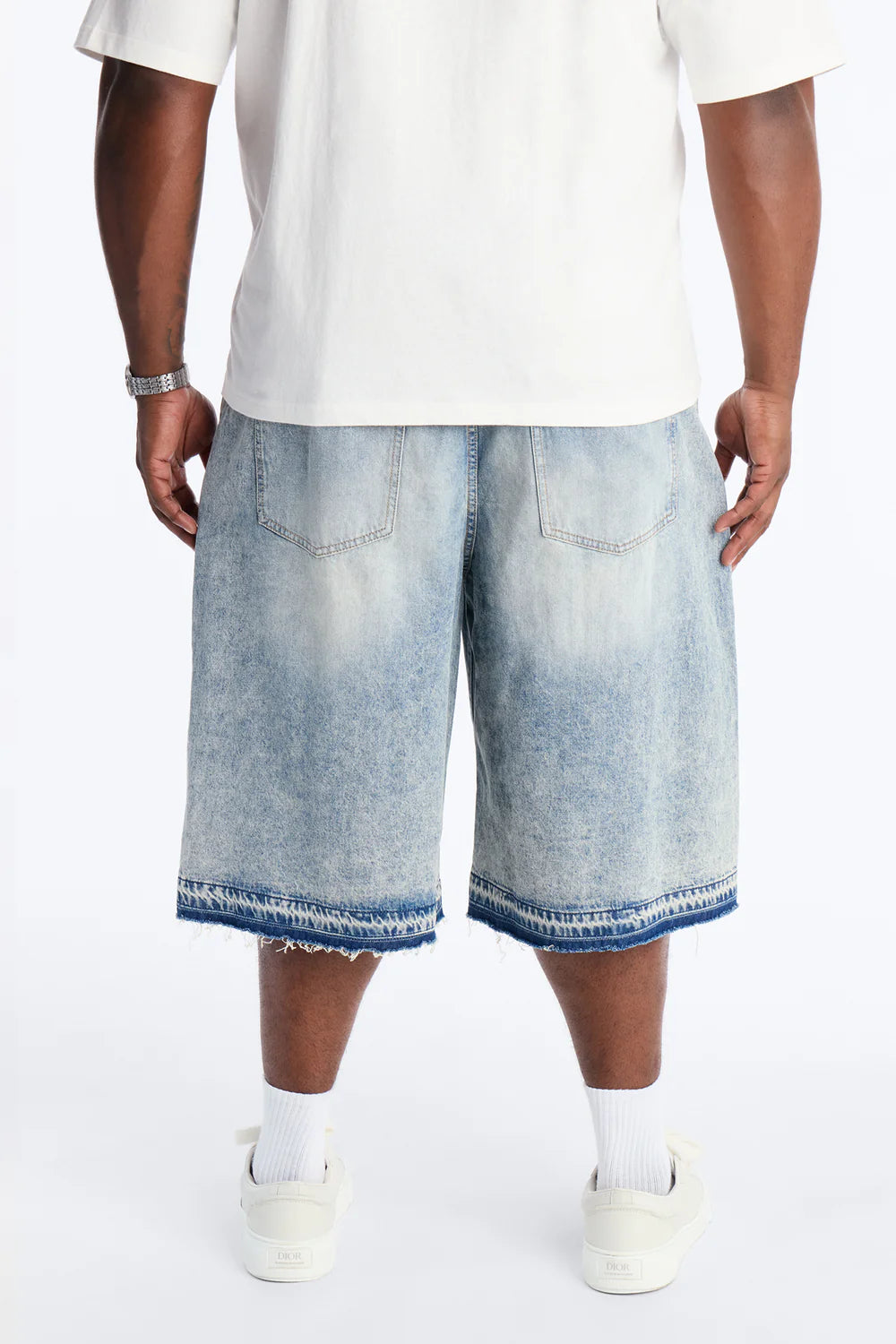 Baggy Skatepark Denim Short - Light Wash