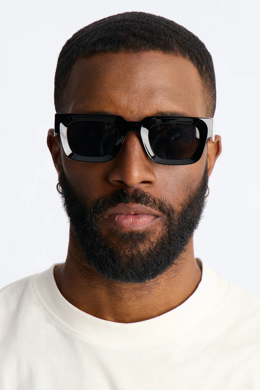 Upper Class Square Sunglasses - Black/Gold