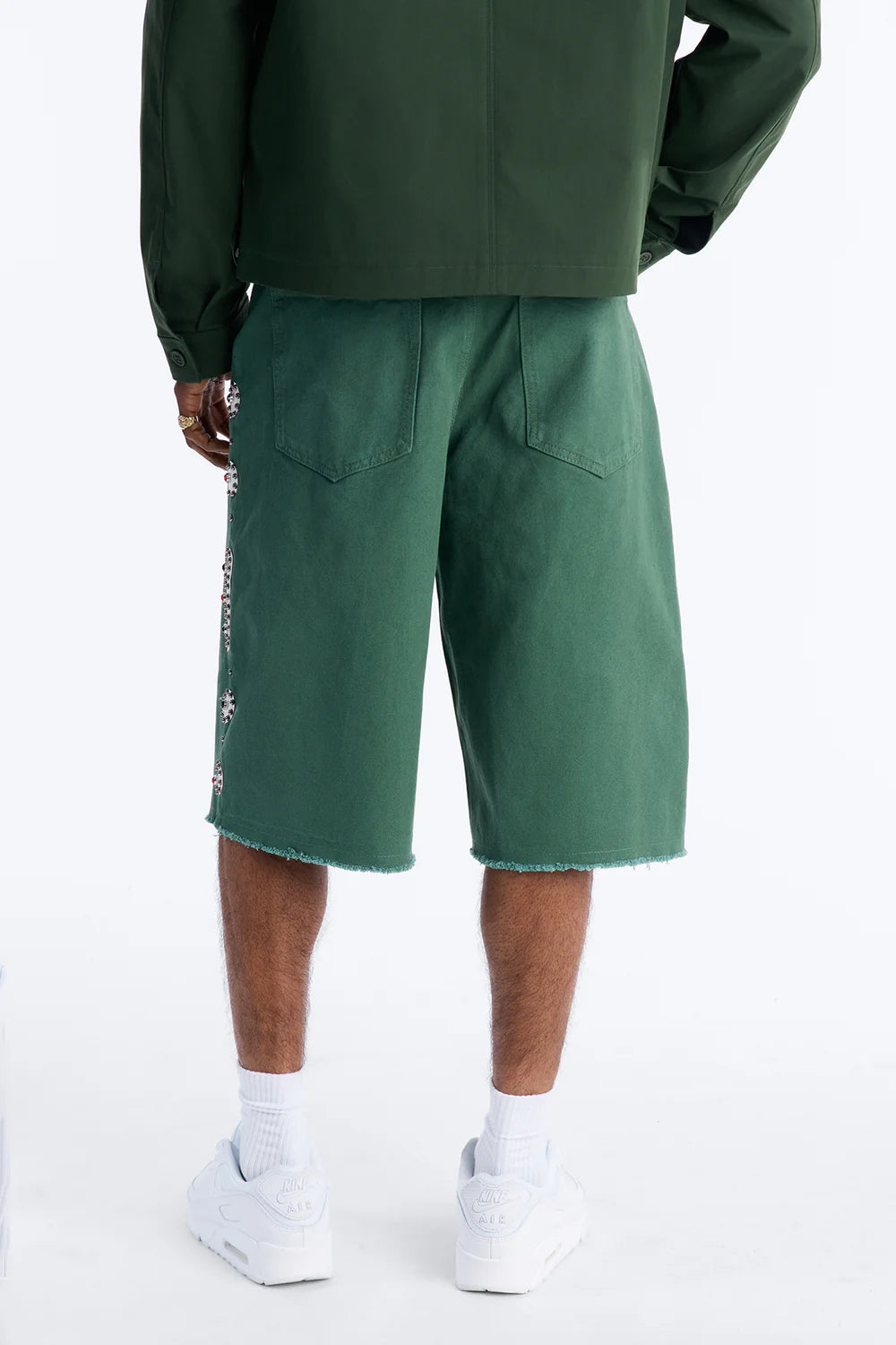 Aspiring Artist Embellished Short - Olive