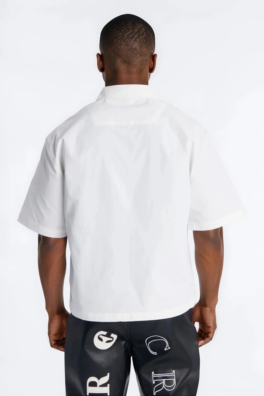 Skyline Views Short Sleeve Button Up Shirt