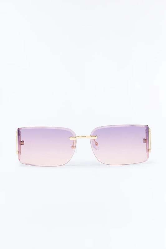 Omega Luxe Sunglasses - Red/combo