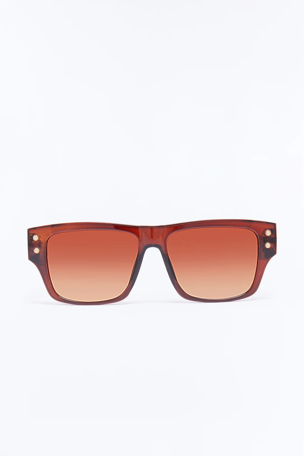Industrial Insight Square Sunglasses - Brown