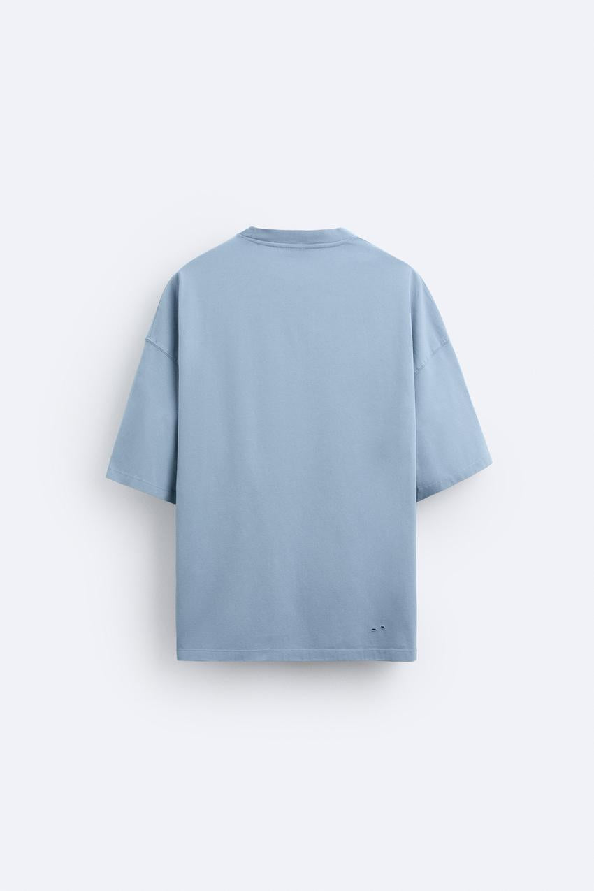 WASHED PRINTED T-SHIRT