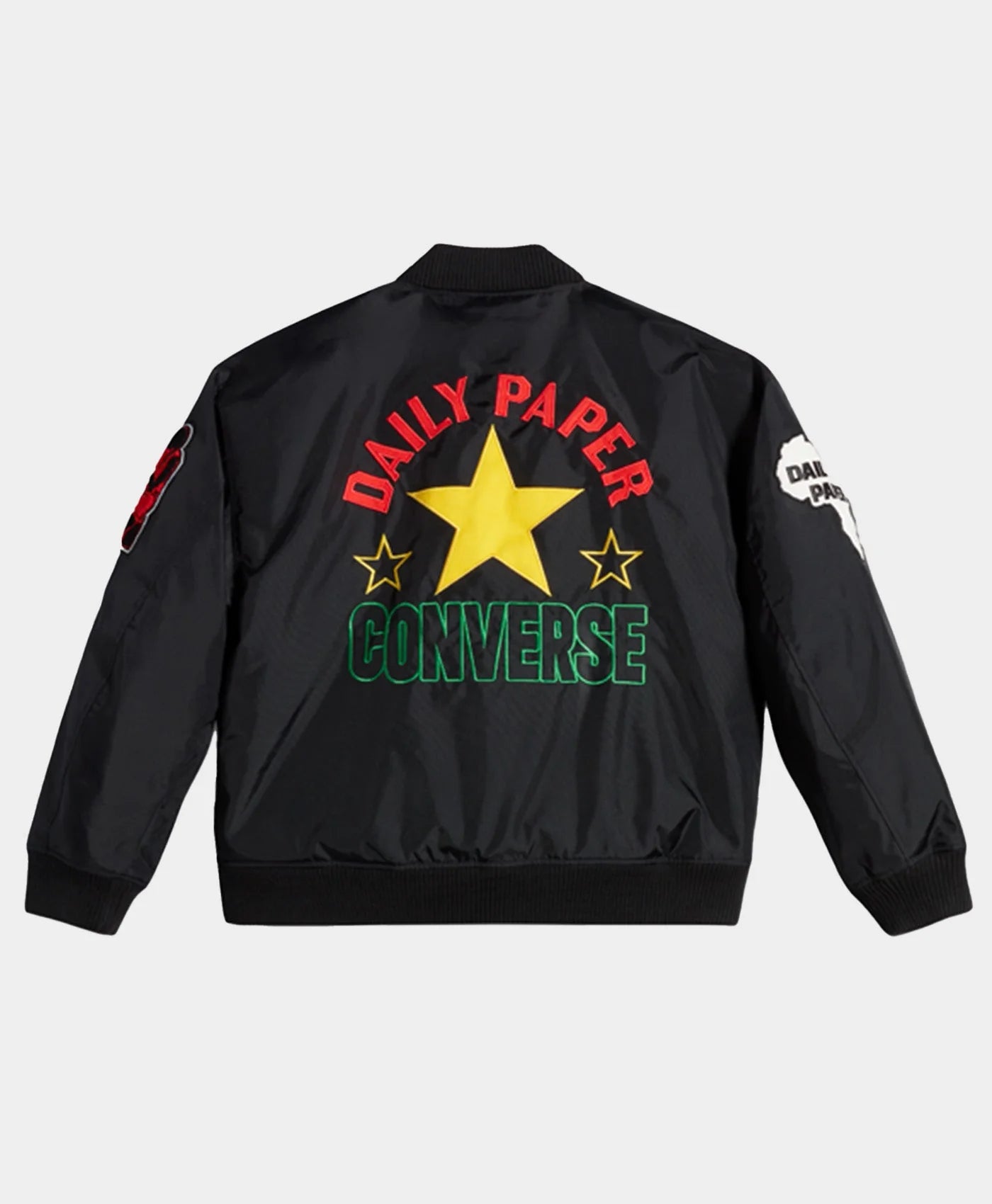 Daily Paper X Converse Black Stadium Jacket