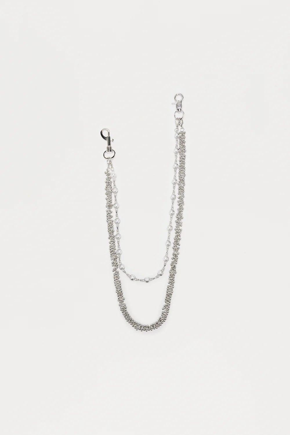 Twisted Pants Chain - Silver