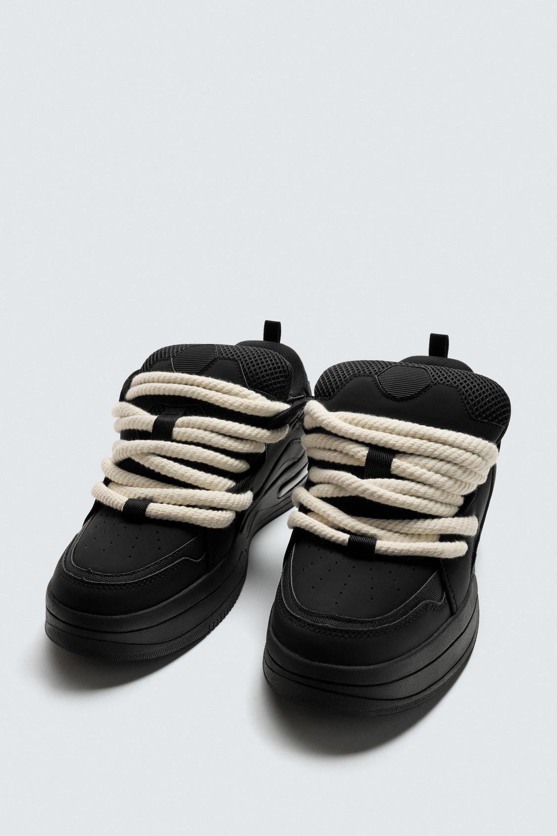 ROPE LACE SKATE SNEAKERS – URBAN TREND LUXURY