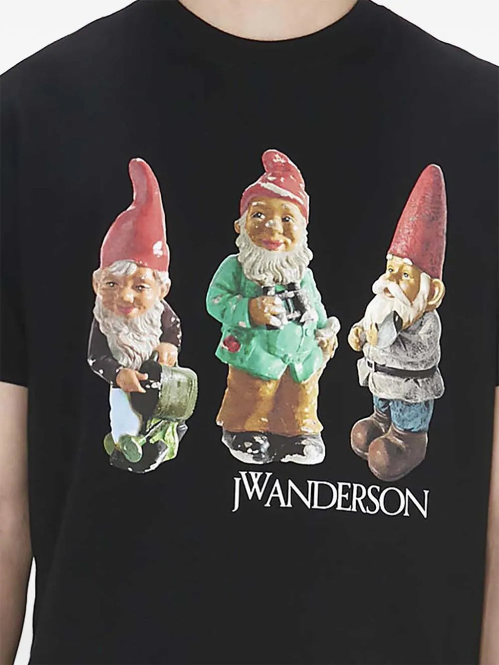 Gnome Trio-print cotton T-shirt