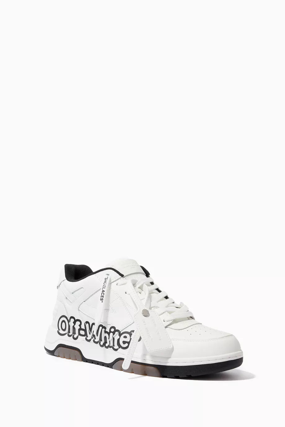 OFF-WHITE Out Of Office OOO Low Tops "Off-White" White Black