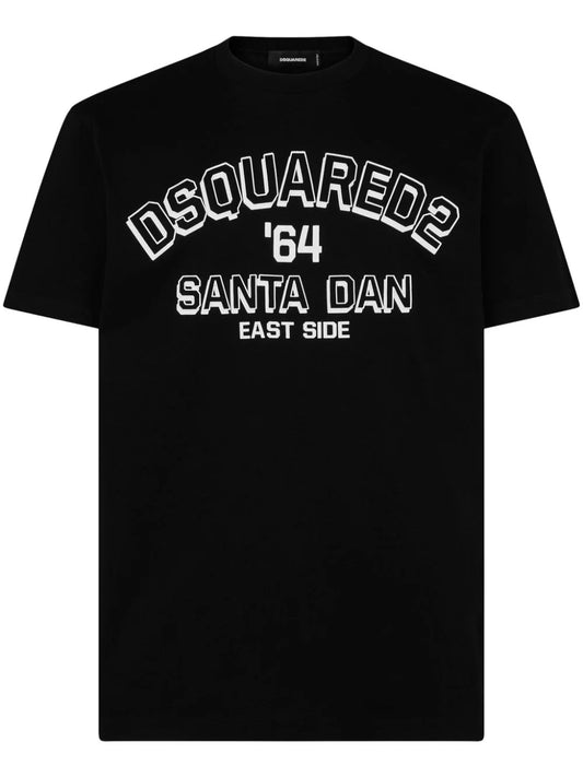 Black 'Santa Dan' T-Shirt