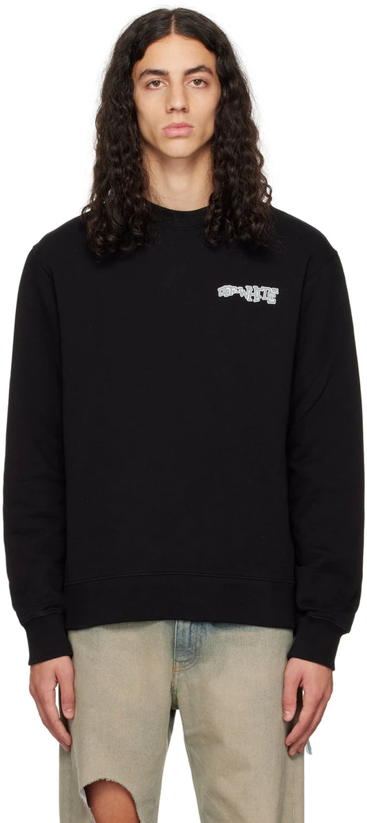 OFF-WHITE Black Carlos Arrow Sweatshirt