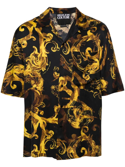 Black Watercolor Couture Shirt