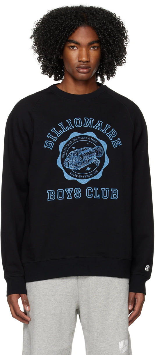 BILLIONAIRE BOYS CLUB Black Academy Sweatshirt