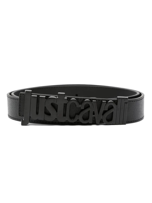 logo-buckle belt