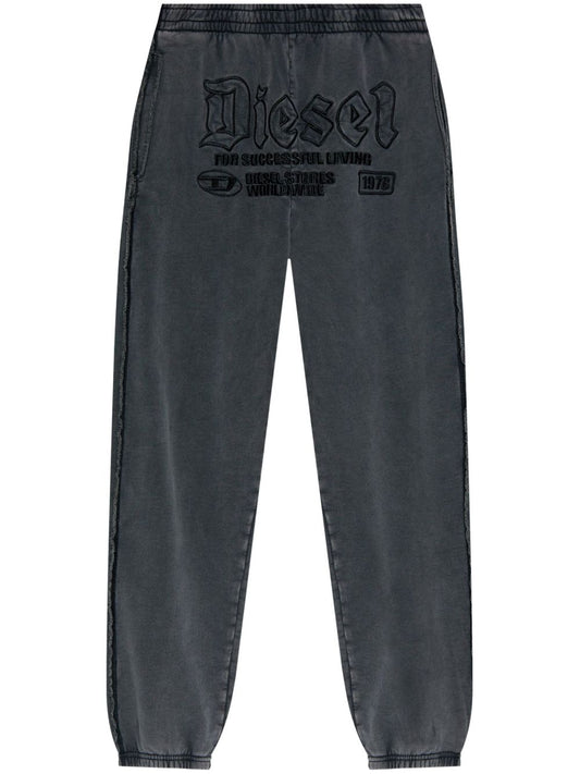 Black P-Marky-Raw Track Pants