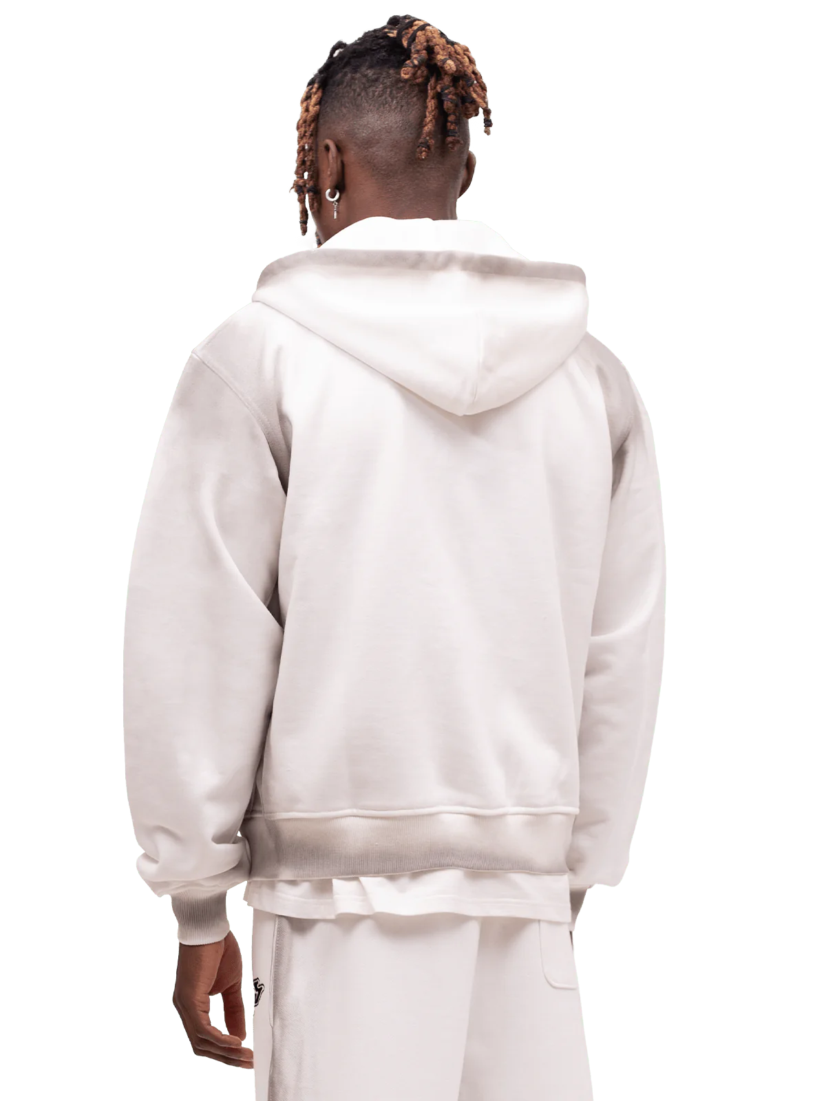 Y2K Zipper Hoodie - Pearl