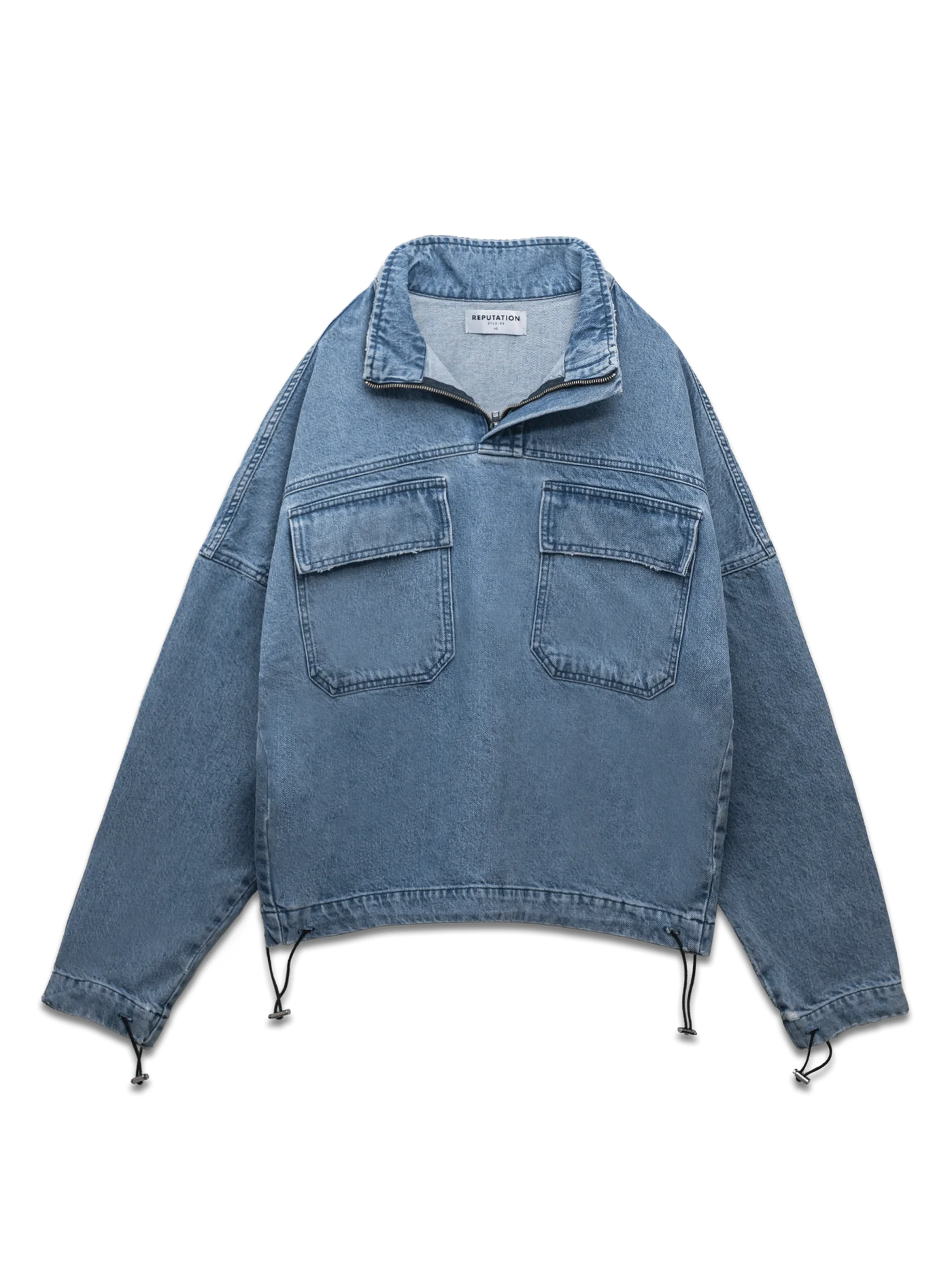 DENIM ANORAK - LIGHT WASH