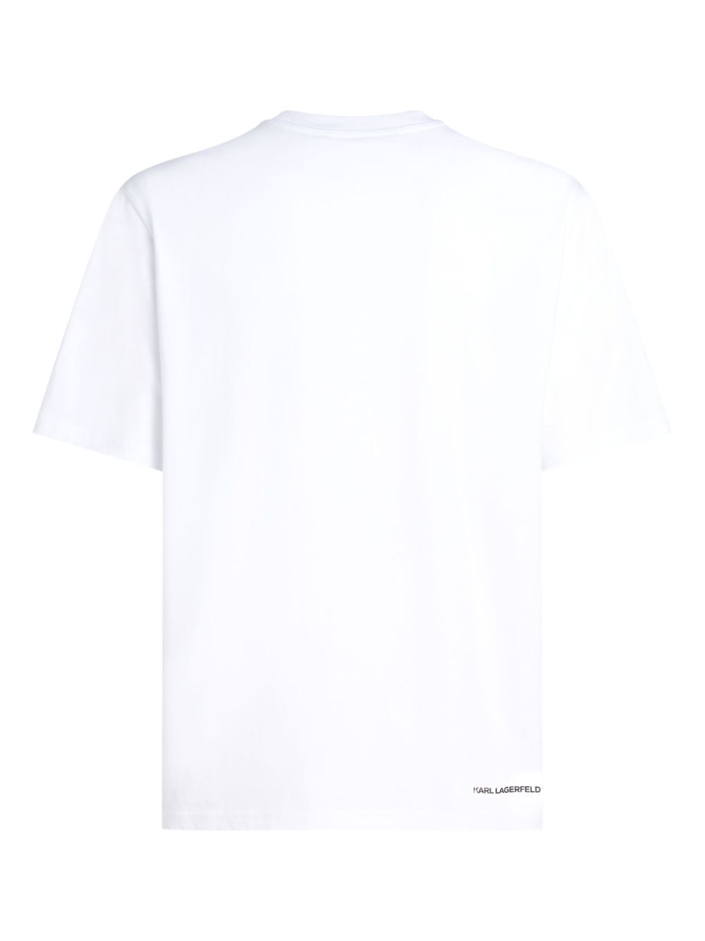 White Ikonik patch t-shirt