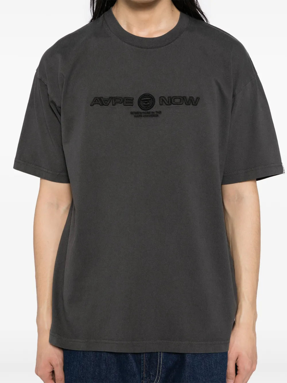 logo embroidered T-shirt