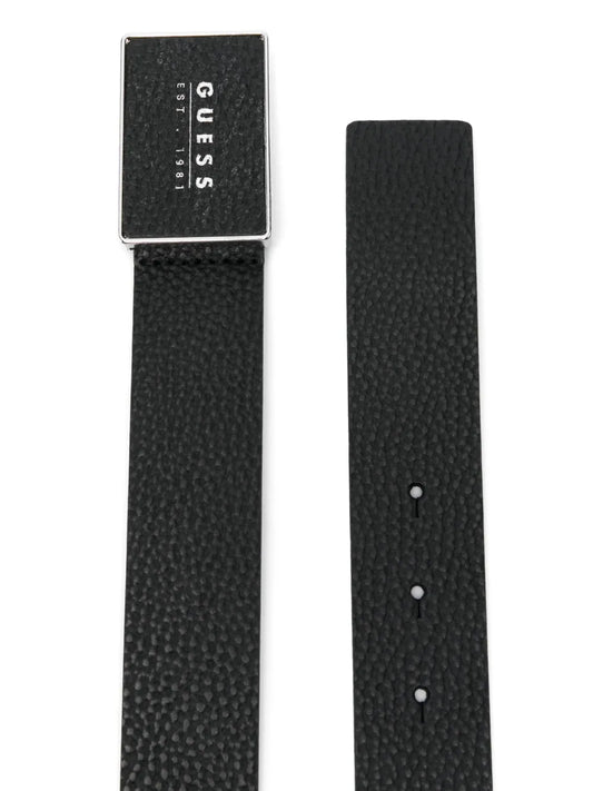 logo-buckle belt
