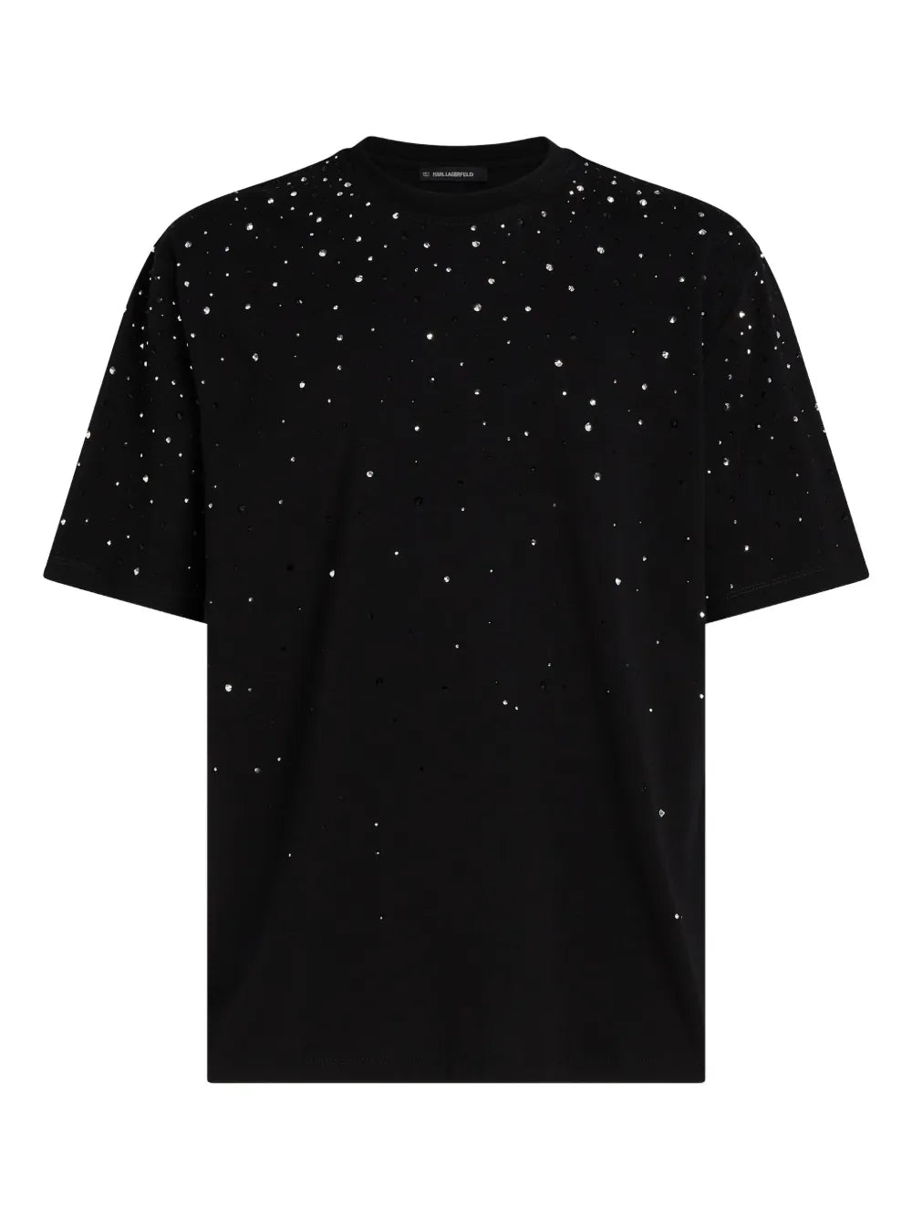 rhinestone-embellished T-shirt
