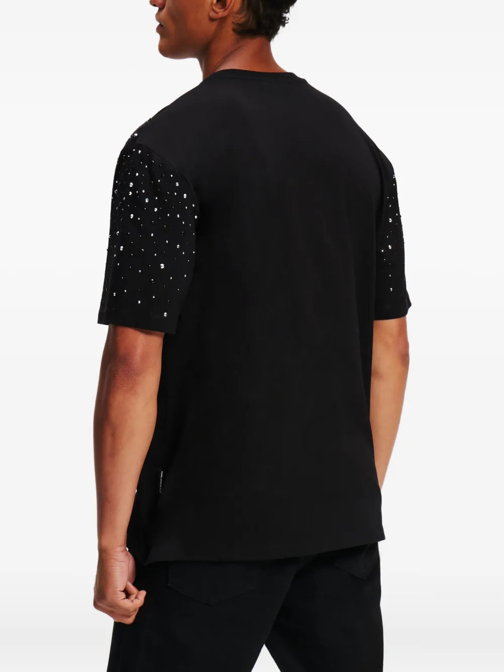 rhinestone-embellished T-shirt