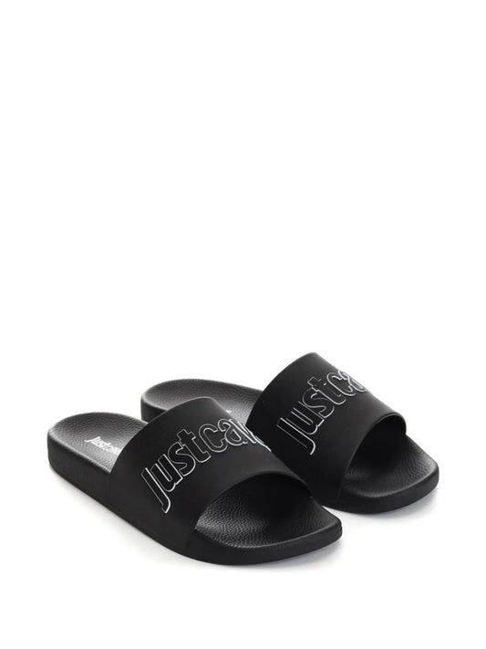 Just Cavalli logo-print slides