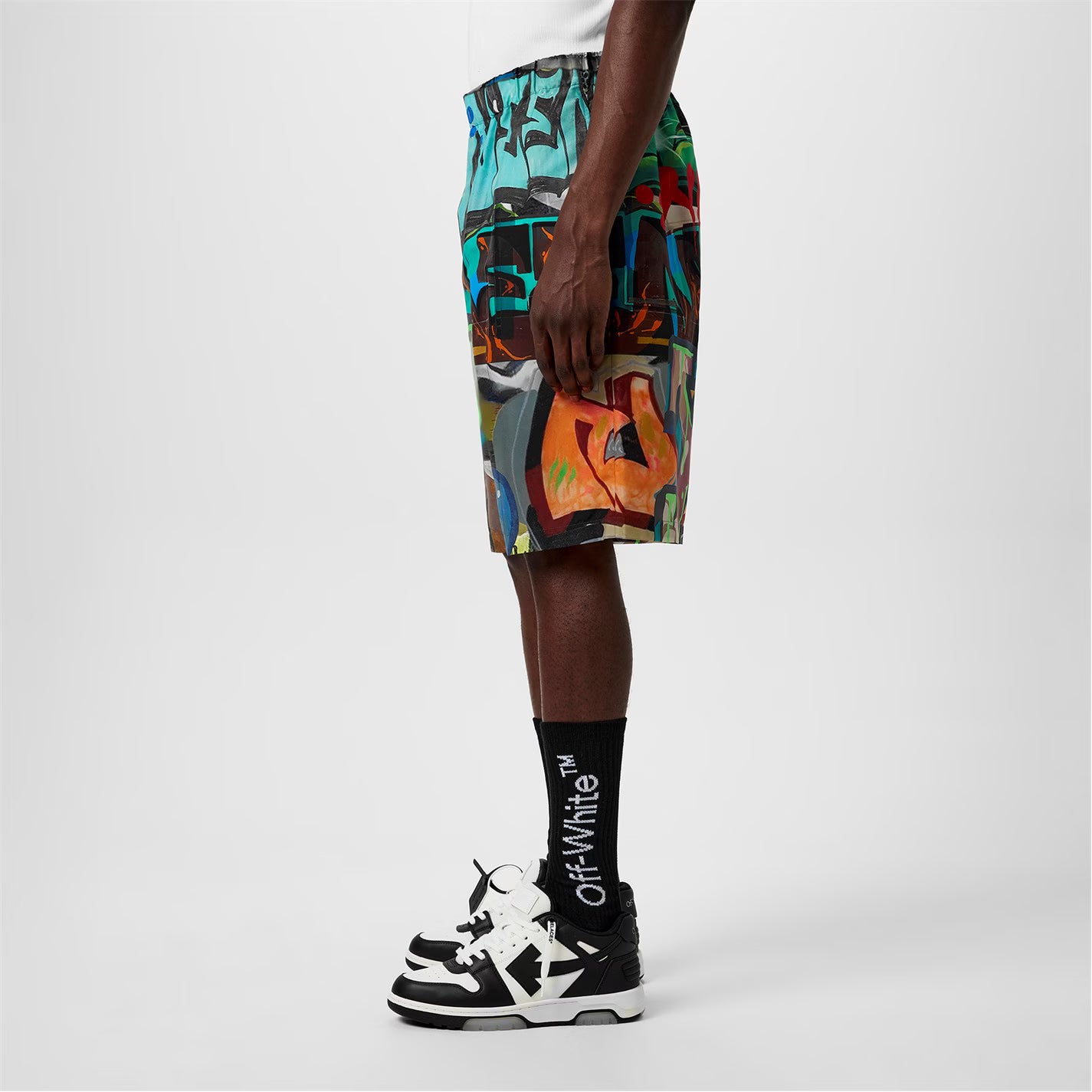 Men's Graffiti Bermuda Shorts, All-Over Print