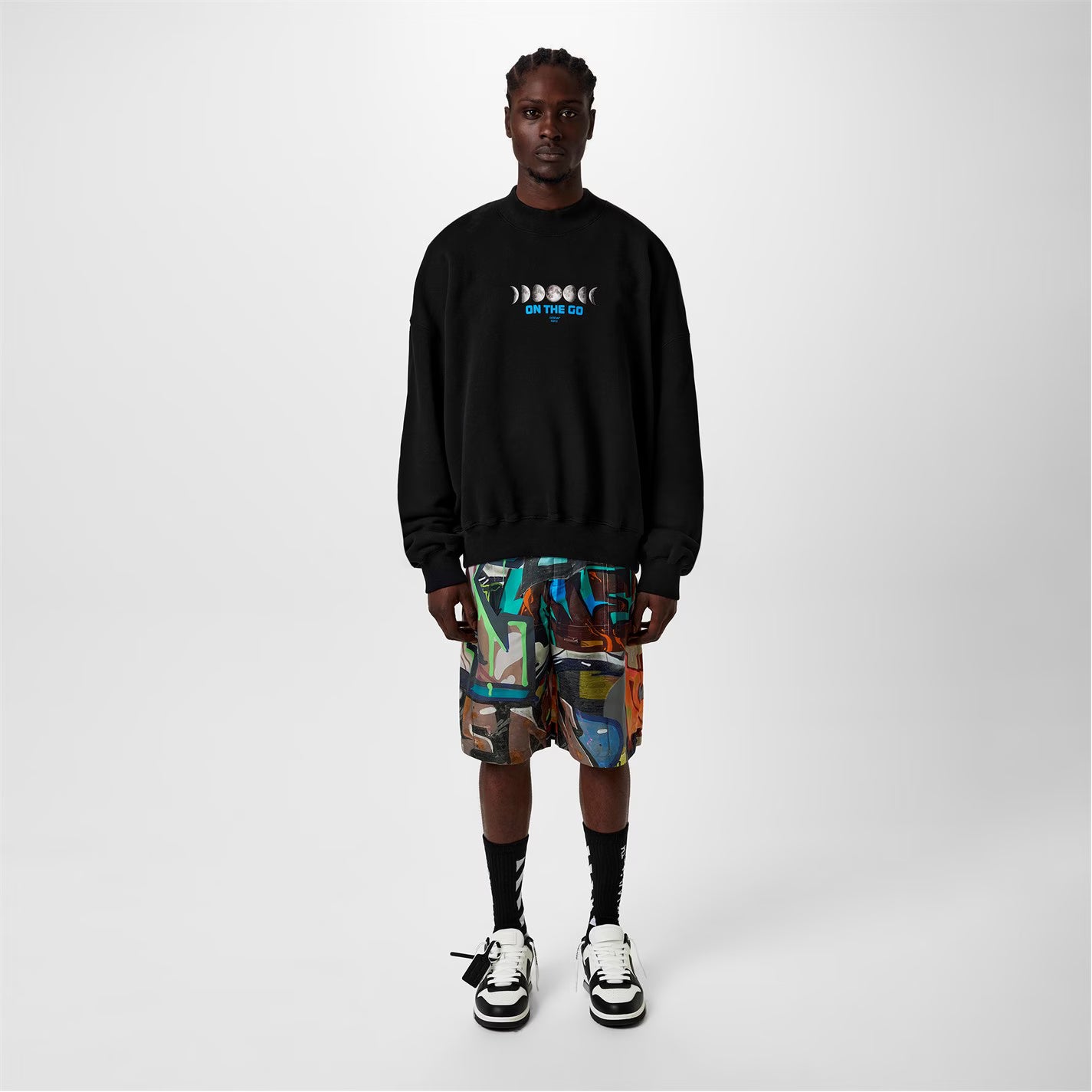 Men's Graffiti Bermuda Shorts, All-Over Print