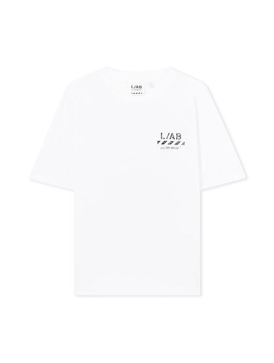 L/AB Diagonal Oversized T-Shirt