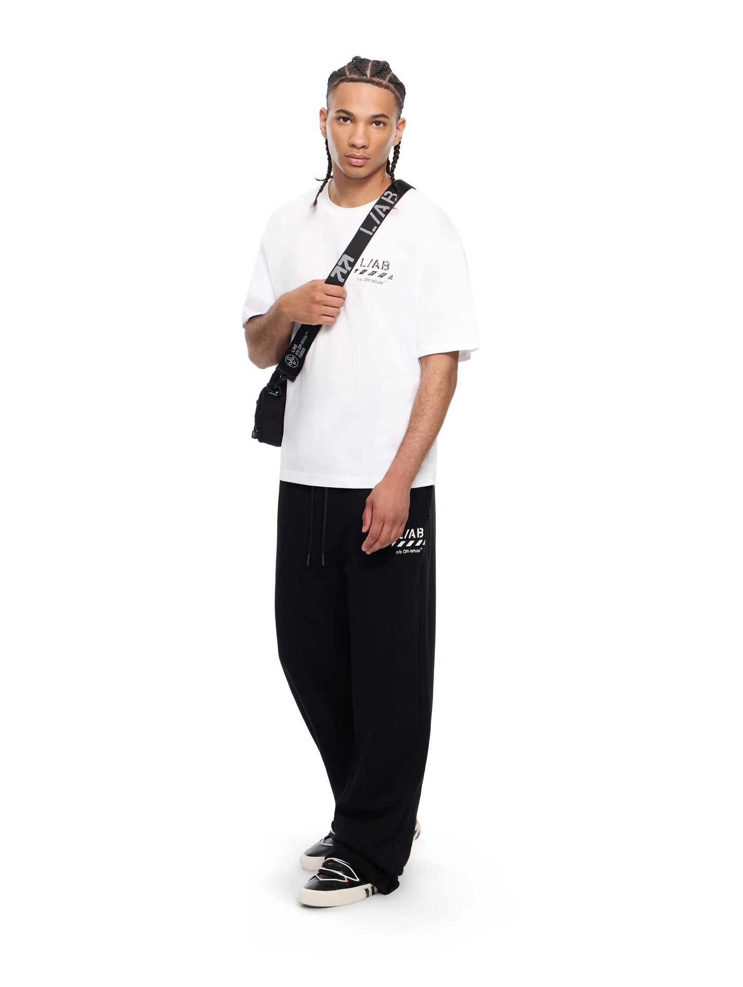 L/AB Diagonal Oversized T-Shirt