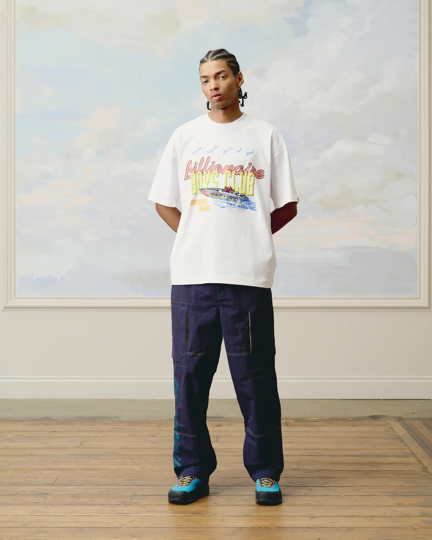 HORIZON OVERSIZED T-SHIRT - WHITE