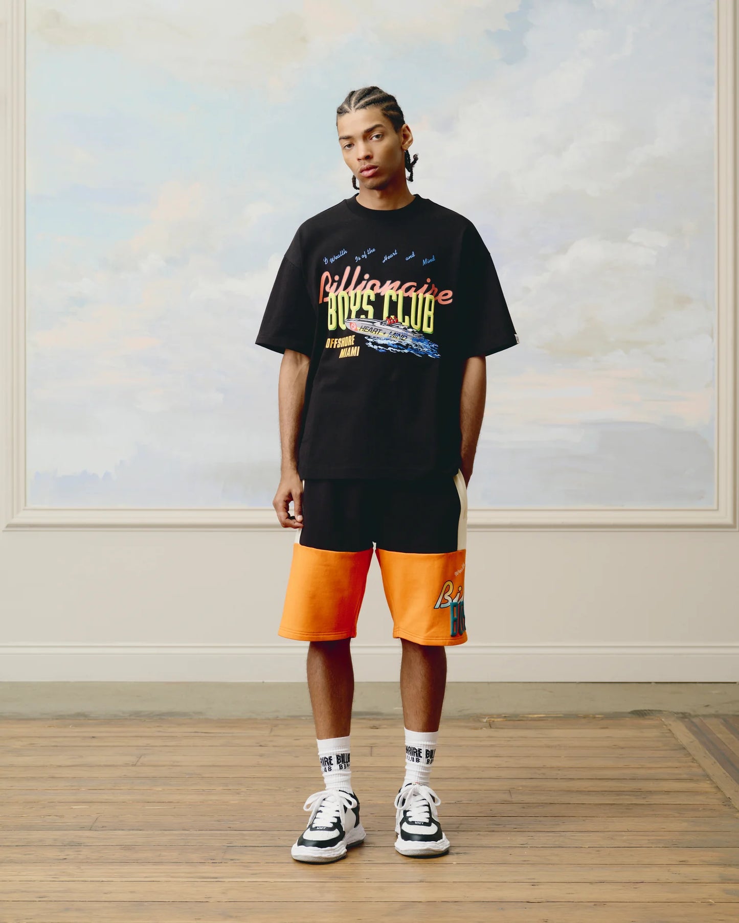 HORIZON OVERSIZED T-SHIRT - BLACK