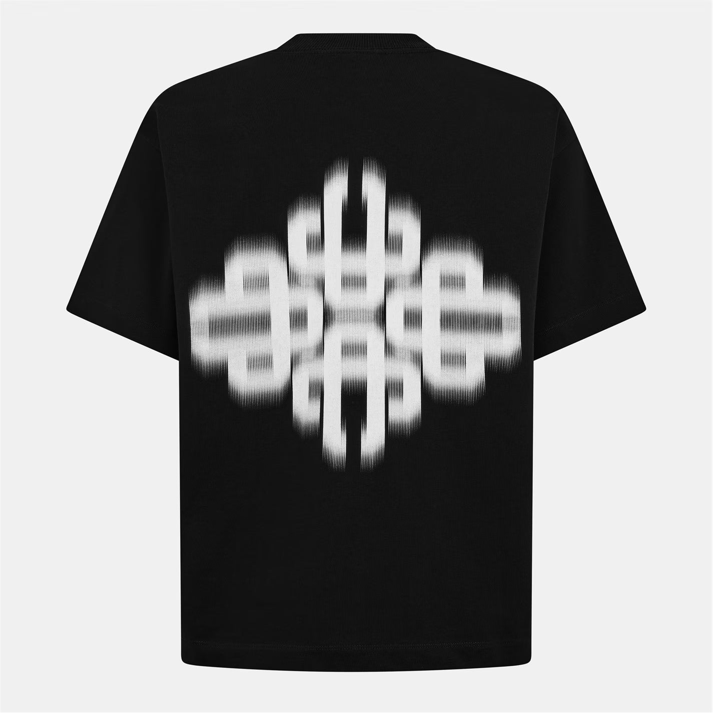 Mens Blurred Graphic Emblem T-Shirt