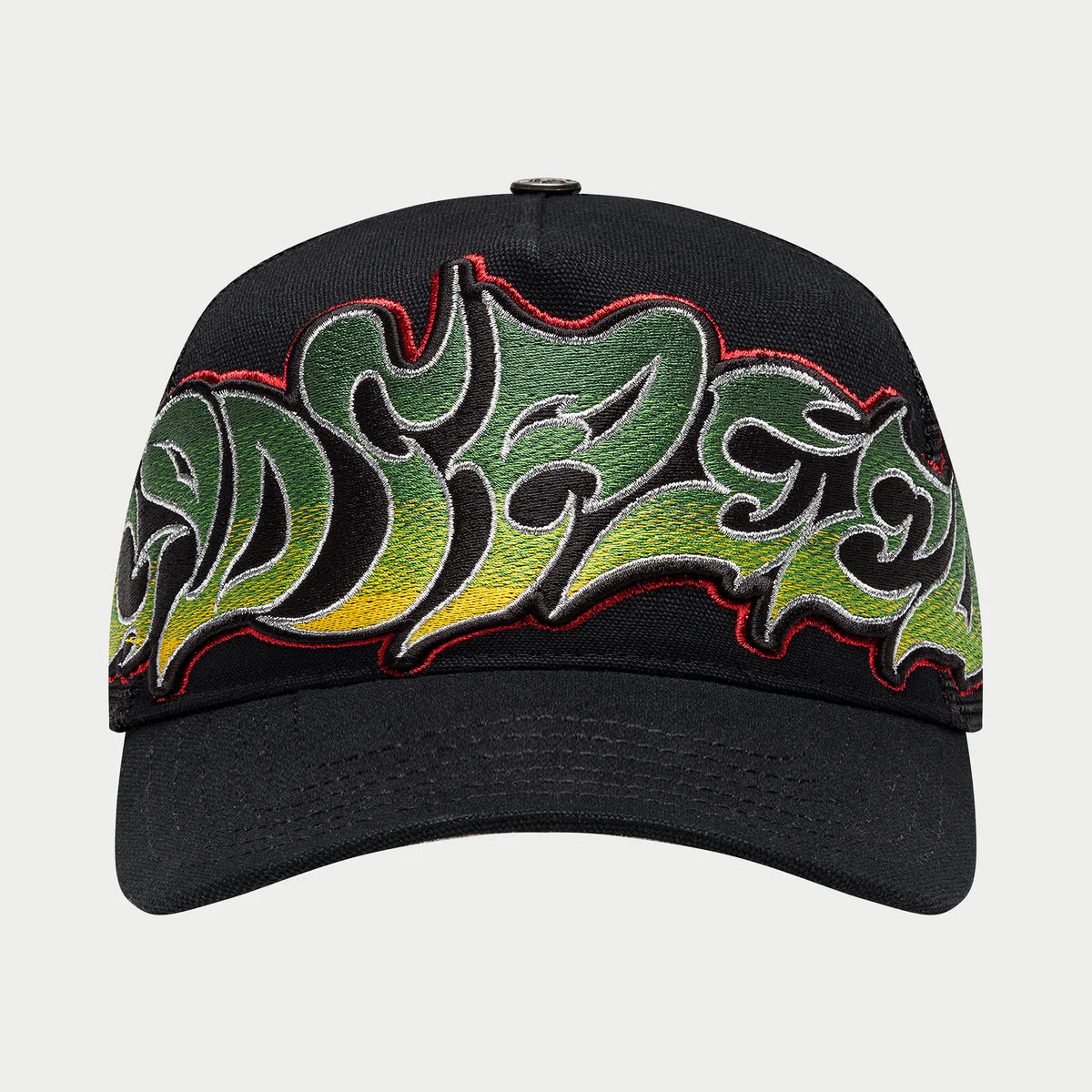 GS Neo Trucker Hat (Black/Yellow/Red)