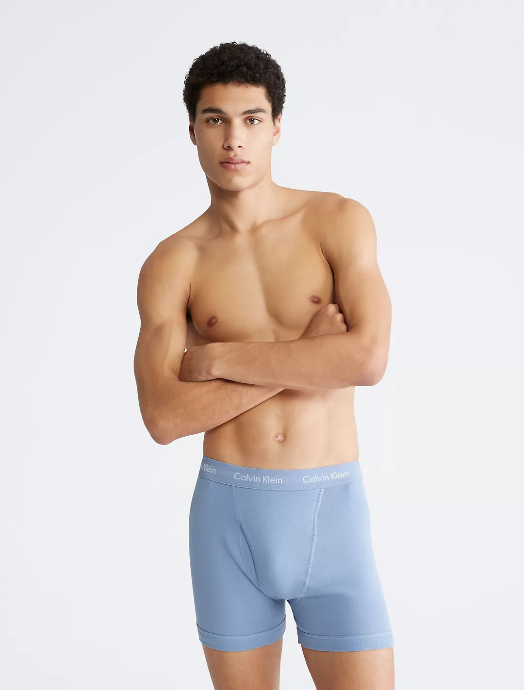 Blue Multi Cotton Classics 5-Pack Boxer Brief