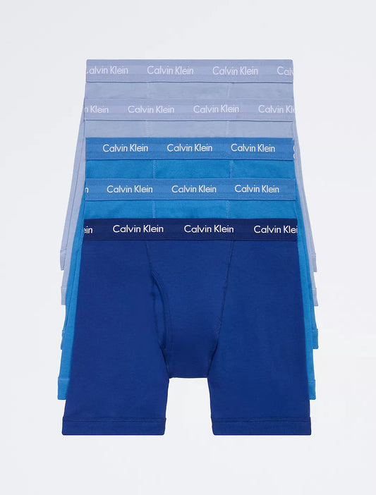 Blue Multi Cotton Classics 5-Pack Boxer Brief