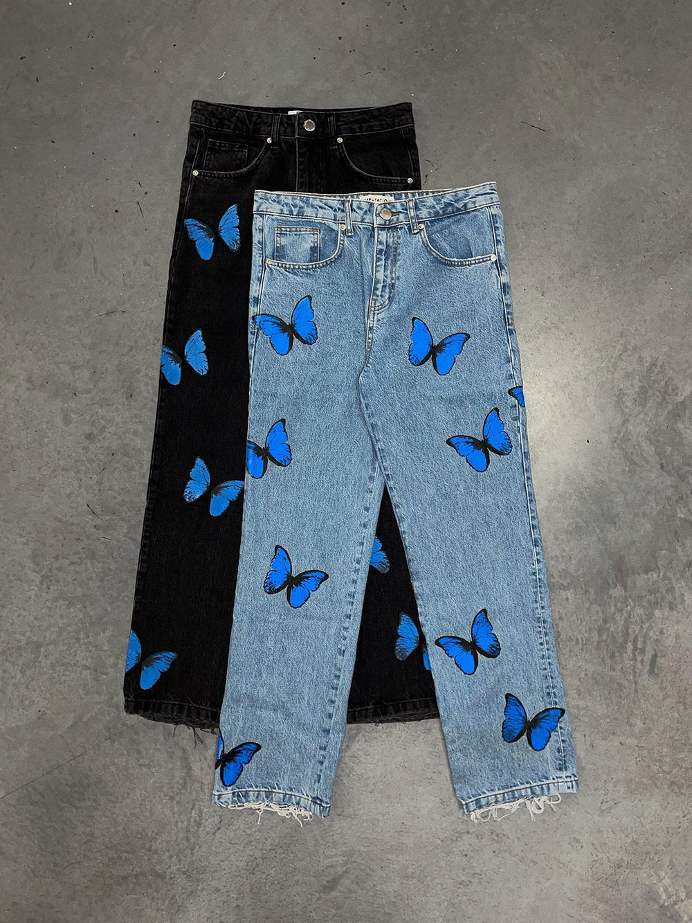 BUTTERFLY DENIM - BLACK