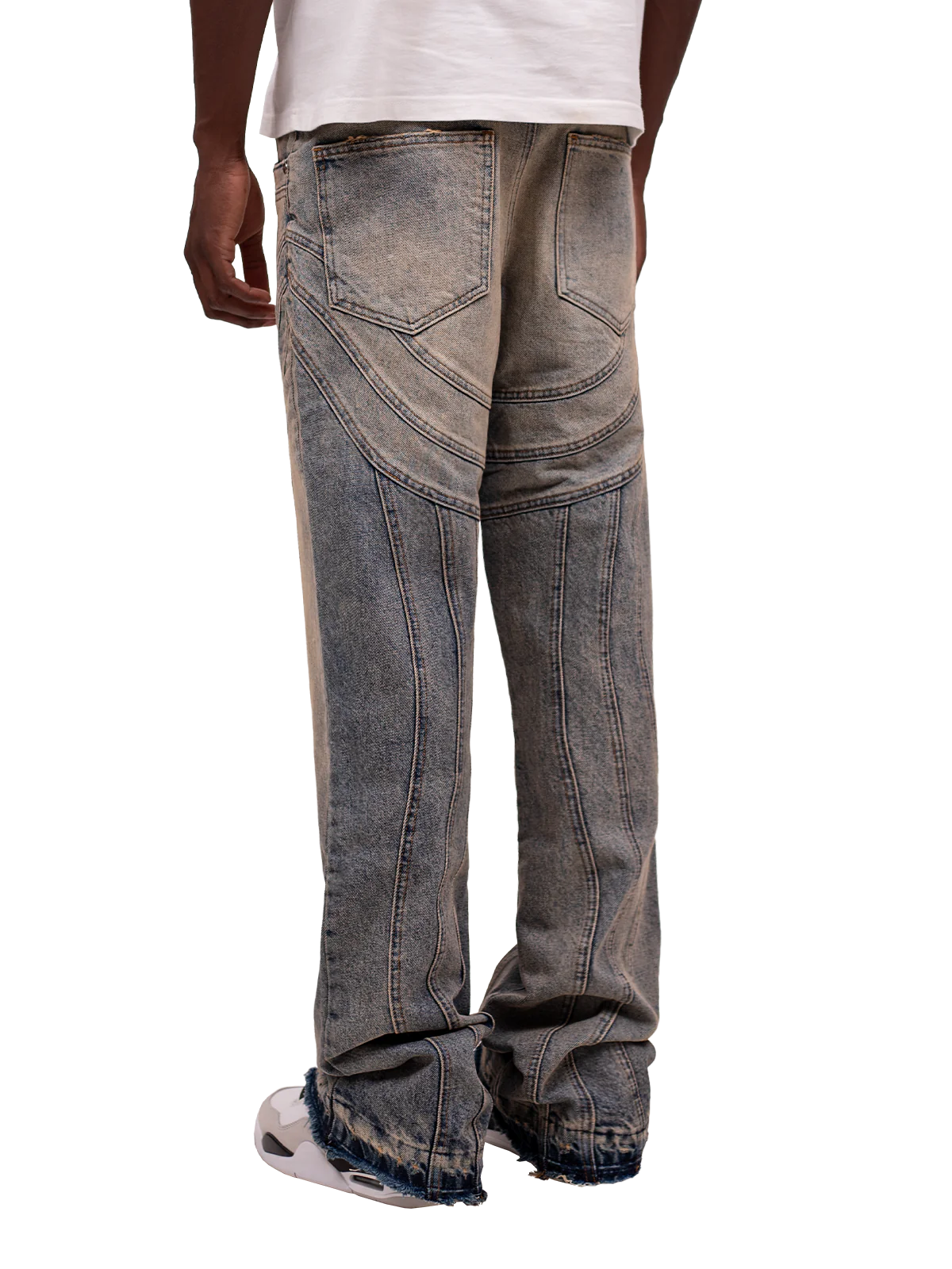 WAVE STITCH DENIM - CREAM WASH