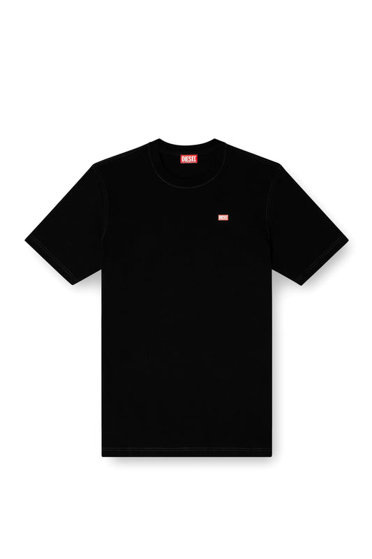 Regular T-shirt with Diesel patch and photo print