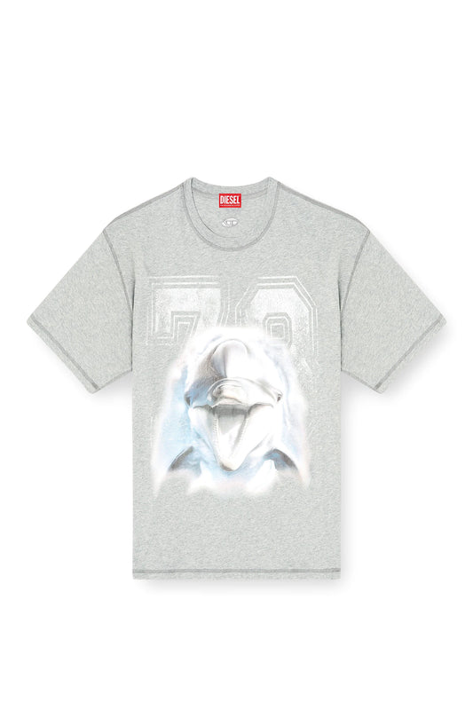 Relaxed T-shirt with dolphin graphic