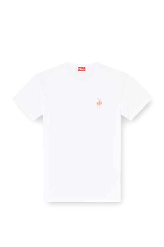 T-shirt with pig and logo print