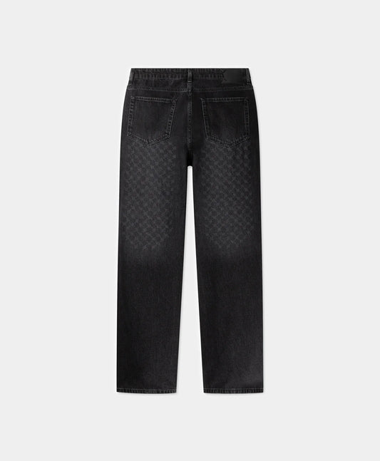 Black Amba Monogram Jeans