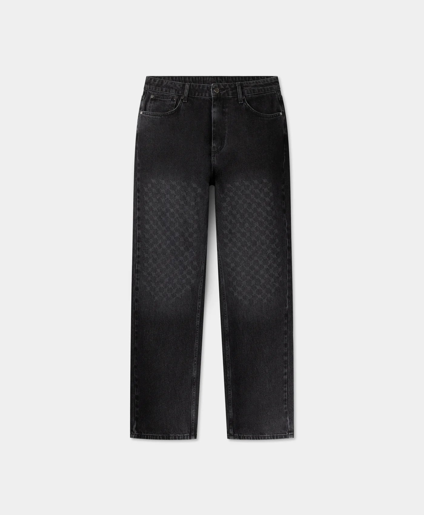 Black Amba Monogram Jeans