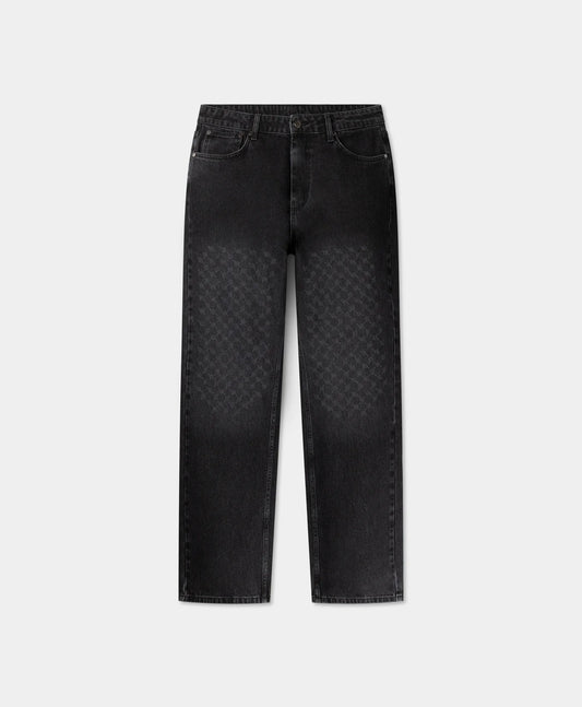 Black Amba Monogram Jeans