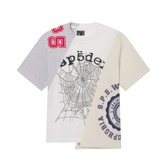 GREY ASYMMETRICAL 5 TEE