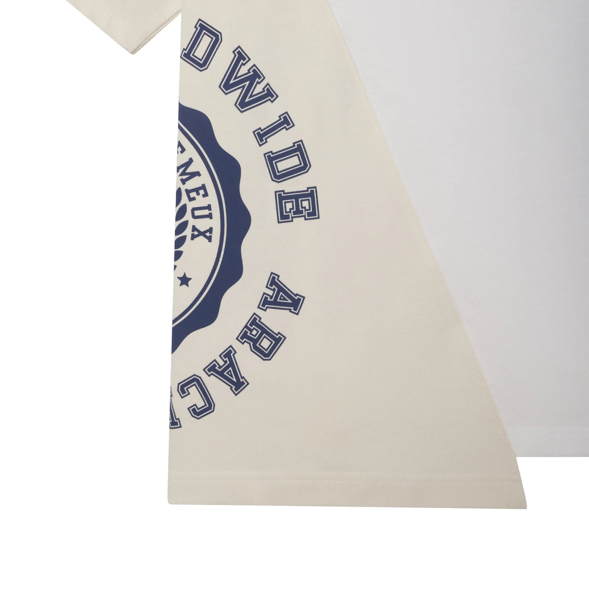 GREY ASYMMETRICAL 5 TEE