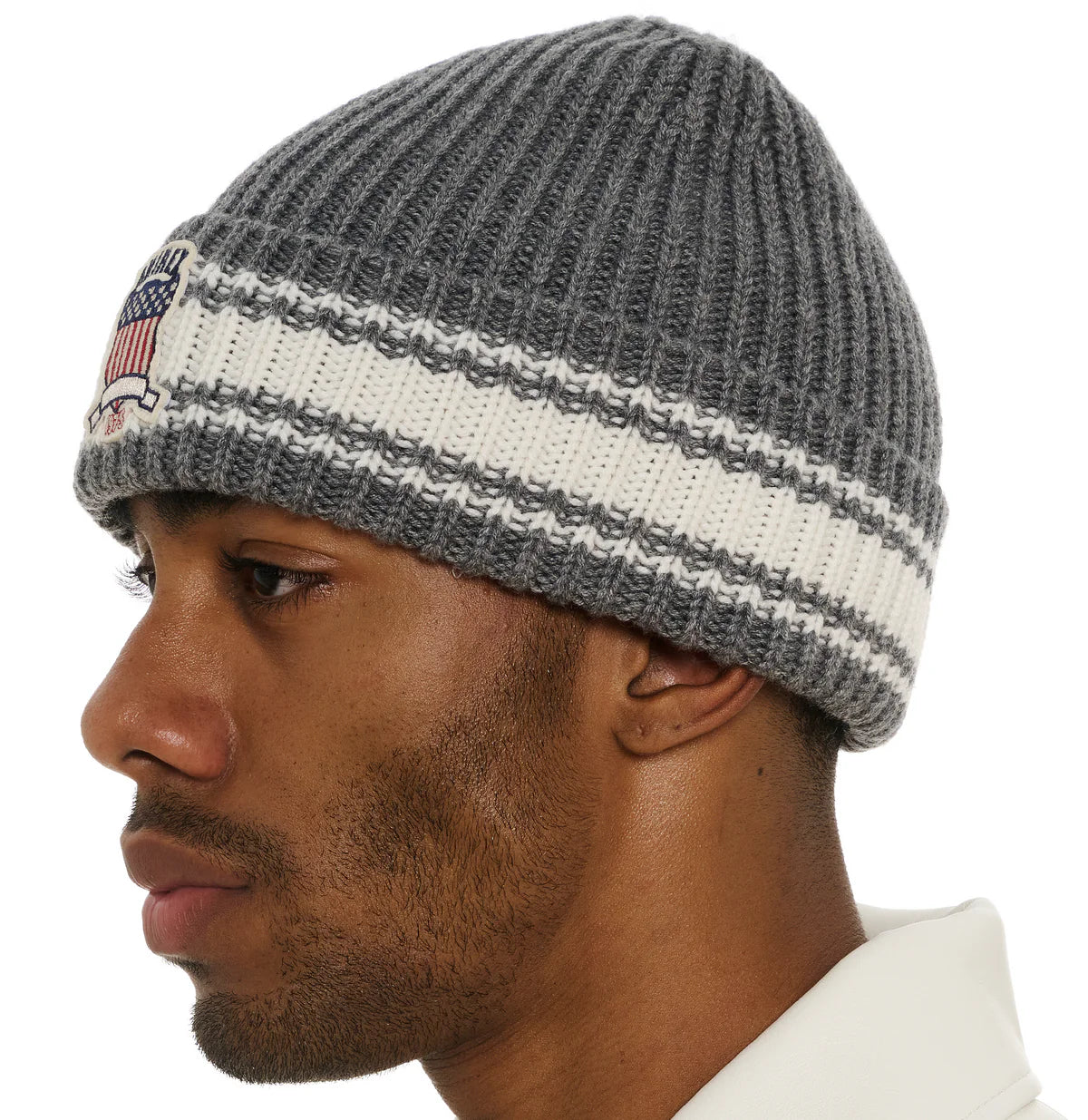 ICON STRIPED BEANIE