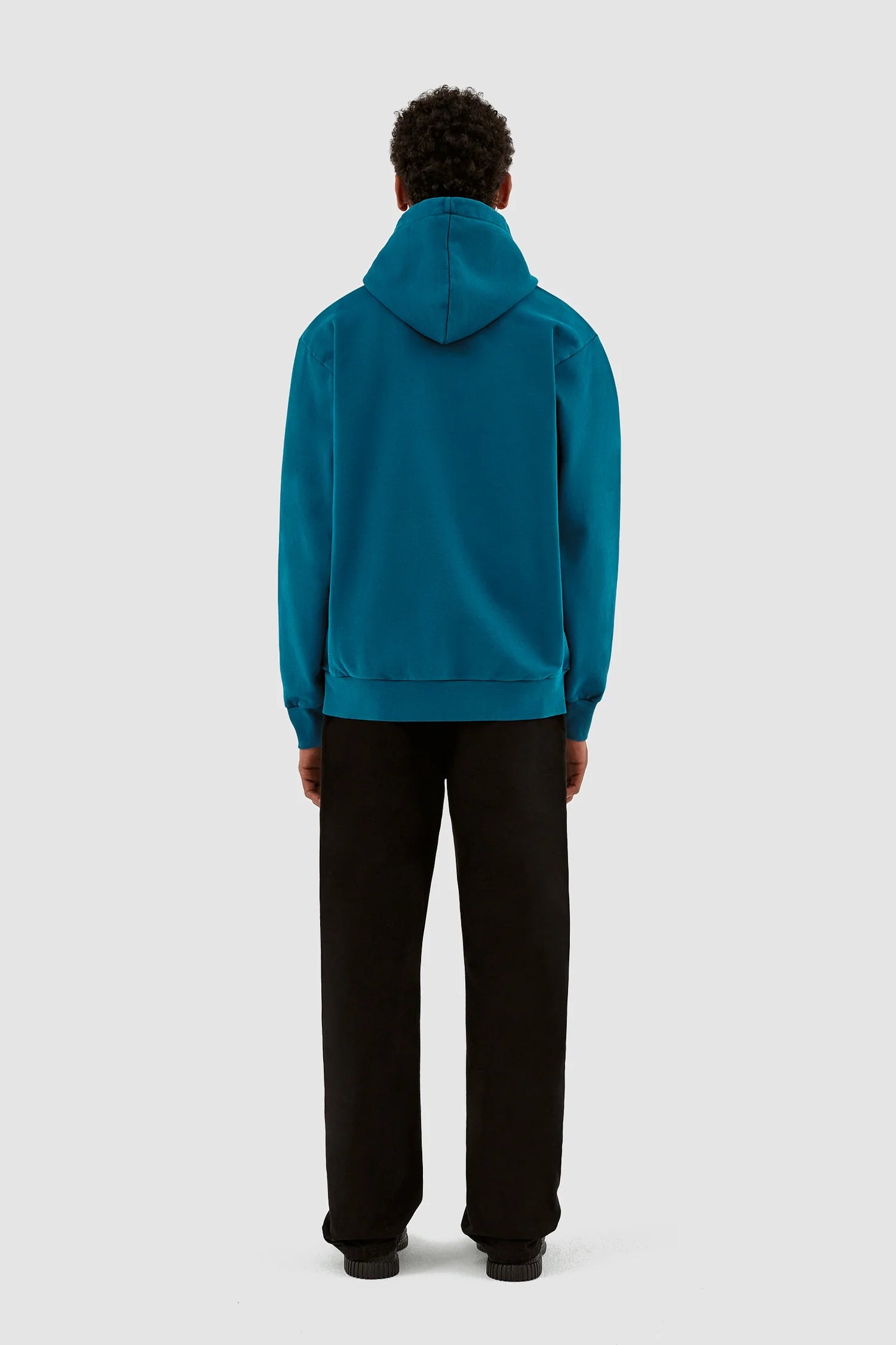 Harmon A Logo Hoodie - Lagoon Blue