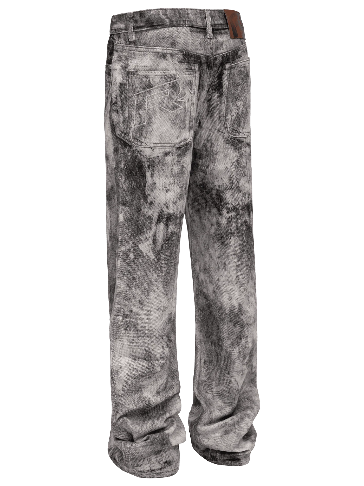 Acid Rinse Flare Denim